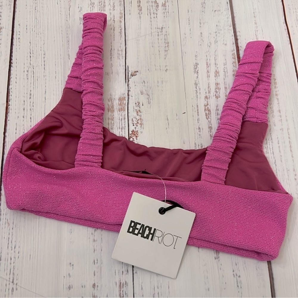 Beach Riot Pink Bikini Top - Picture 7 of 7